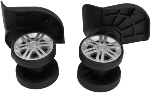 1 Pair Luggage Suitcase Wheels, Smooth Quiet Bearing Wheel With Repair Parts Set, Trunk Universal Caster Spare Part Replacement for Luggage Suitcase Trolley
