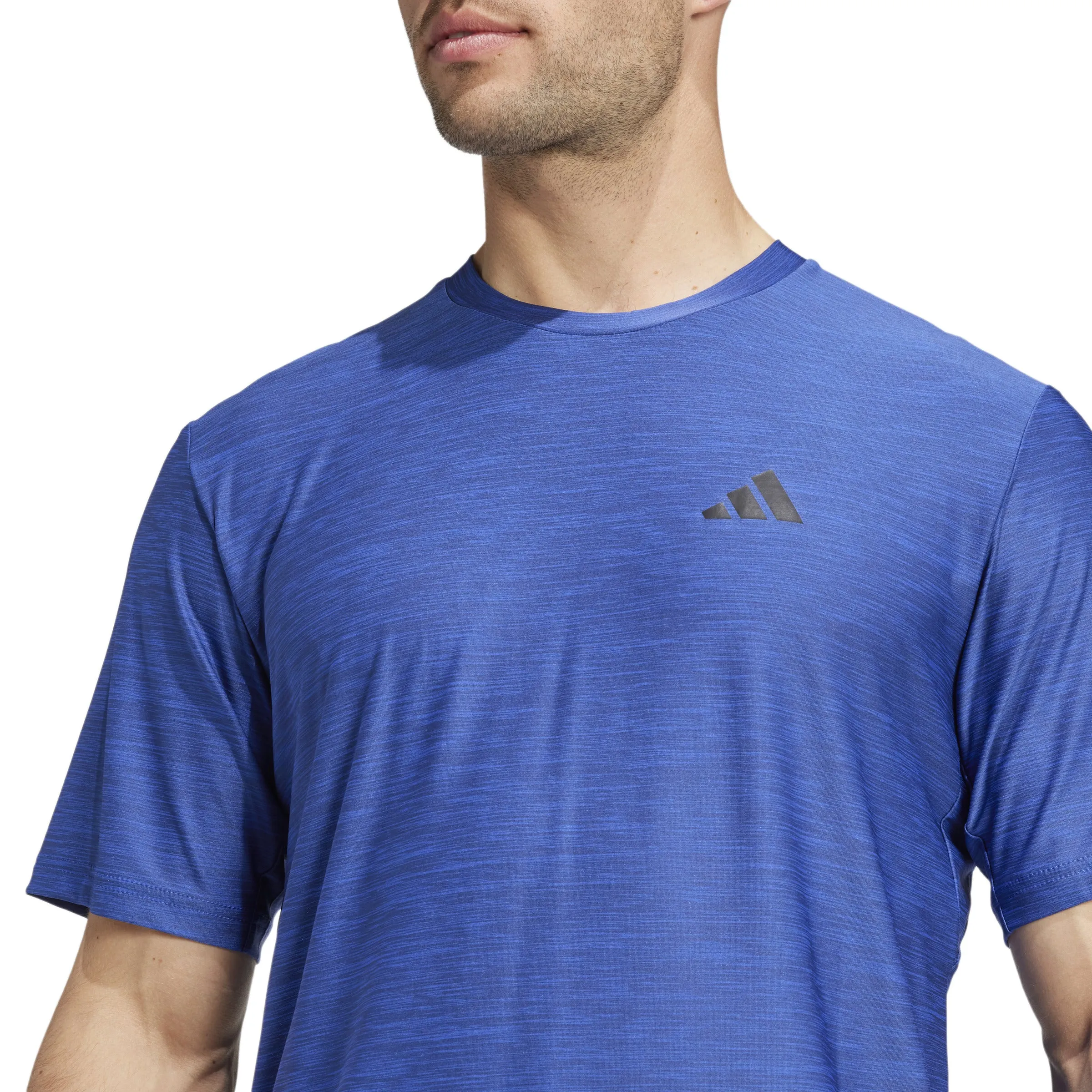 Adidas Mens Essentials Stretch Training T-Shirt - Blue