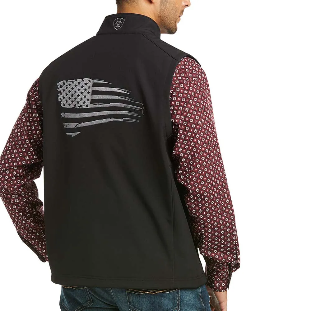Ariat Mens Logo Patriot Softshell Vest - 10037559
