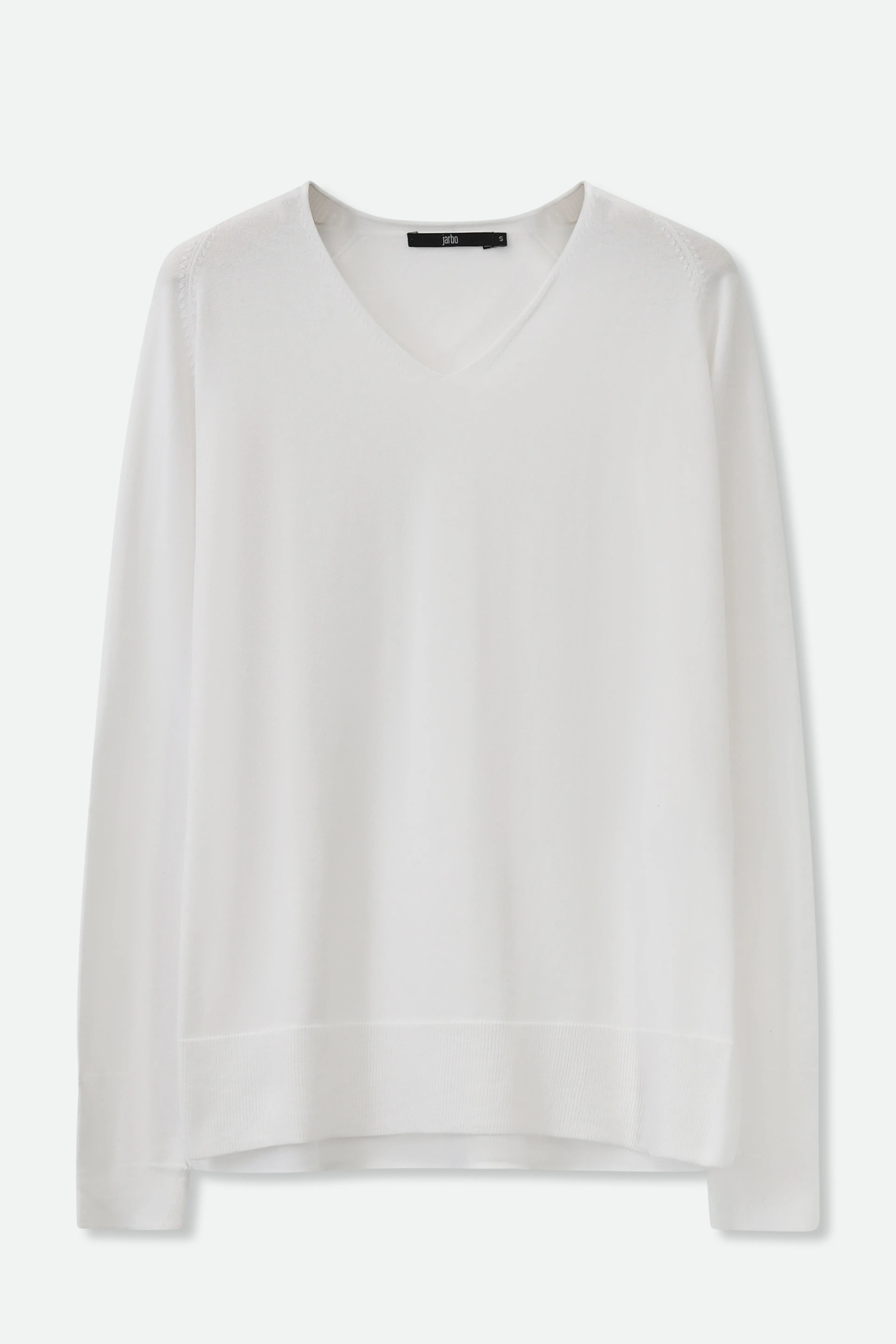 AVERY V NECK TUNIC IN DOUBLE KNIT PIMA COTTON