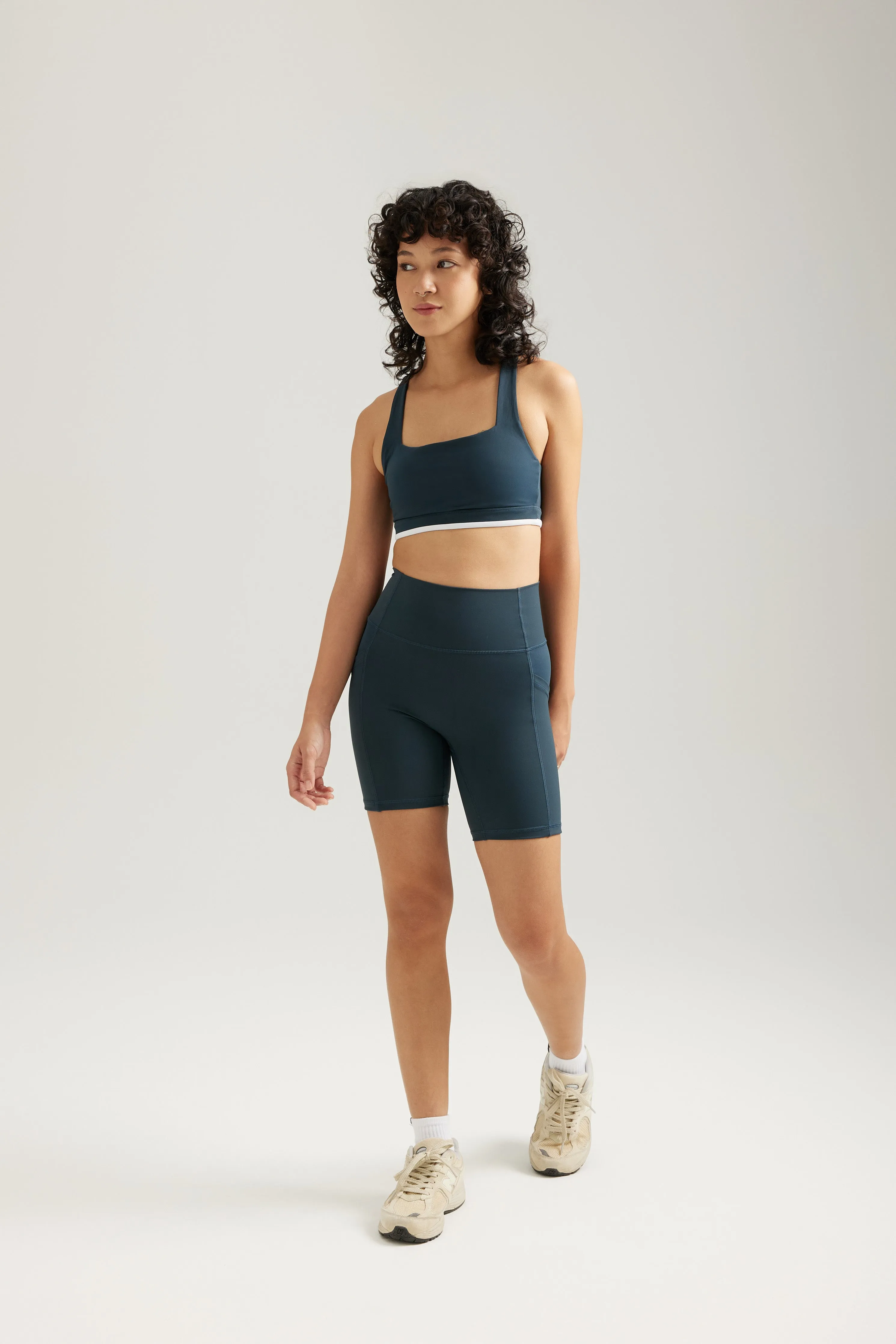 [BACKORDER] Pocket Shorts (Biker 6") in Pine