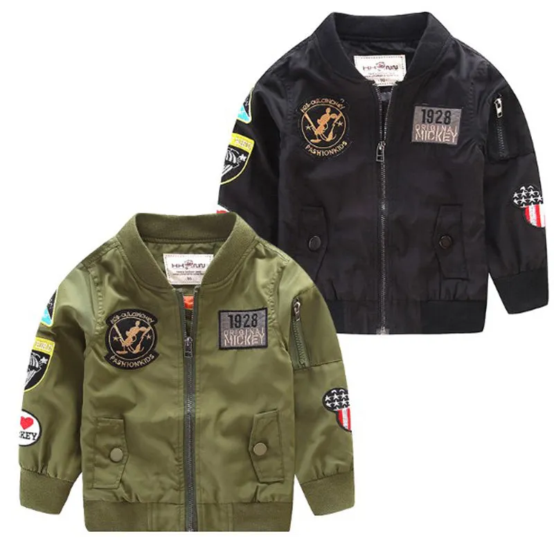 Boys Bomber Jacket Trendy Colors