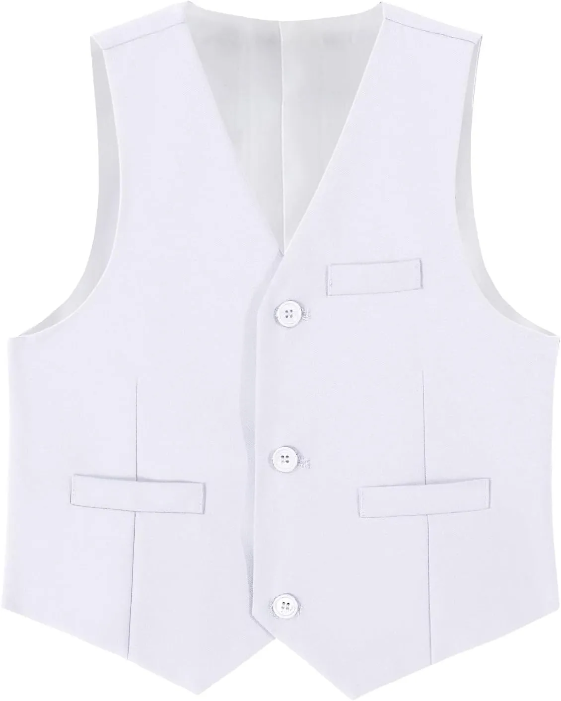 Boys Formal Suit Vest Solid Vest for Toddler Kids Formal Wedding Outfit