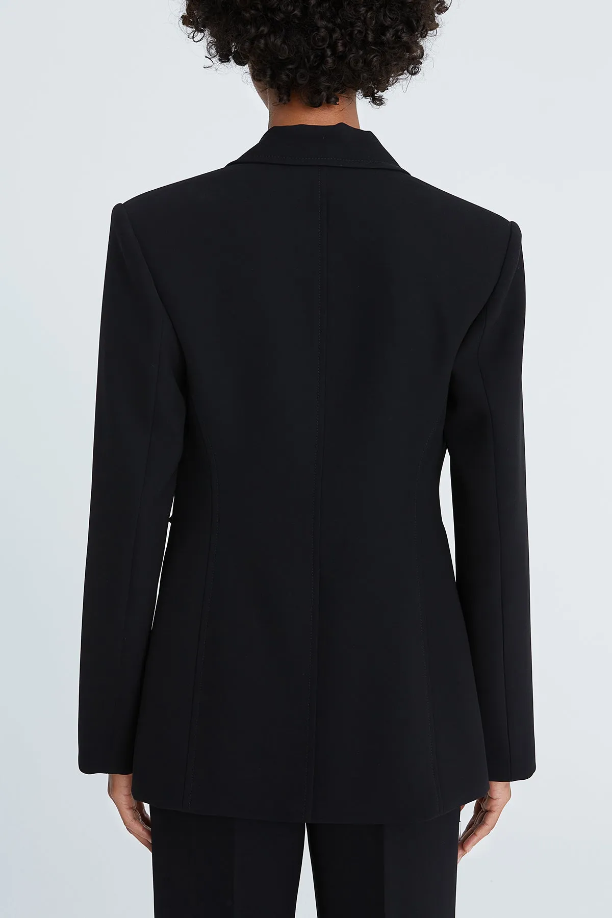 Carolyn Crepe Tailored Blazer