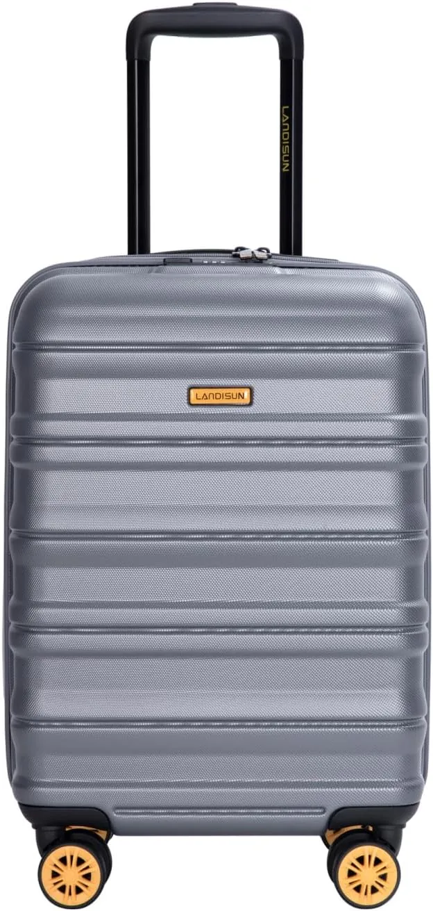 Carry On Luggage Airline Approved 18.5" Hard Shell Carry On Suitcase - Dark Grey