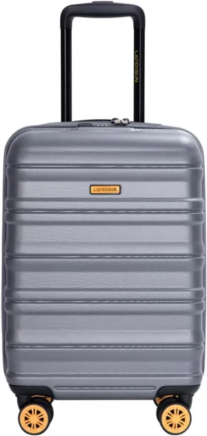 Carry On Luggage Airline Approved 18.5" Hard Shell Carry On Suitcase - Dark Grey
