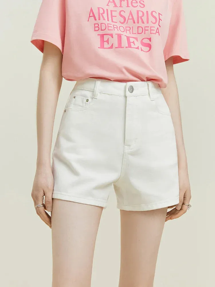 Casual Classic Denim High-street Retro Color Shorts