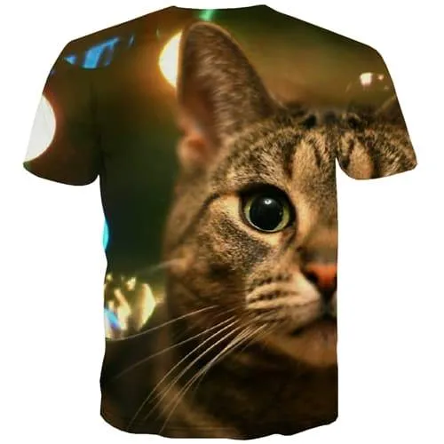 Cat T shirts Men Animal Tshirts Casual Lovely Tshirts Novelty Harajuku Tshirt Printed Hip Hop Tshirt Anime Short Sleeve Hip hop