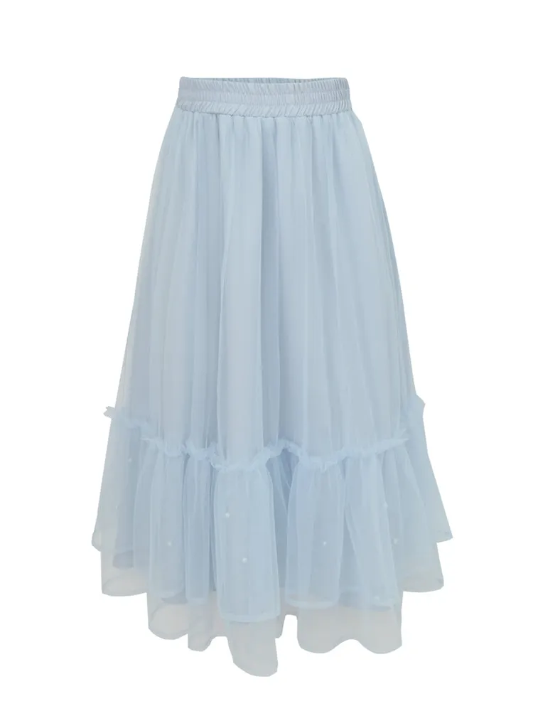 Chic mesh skirt PL50781