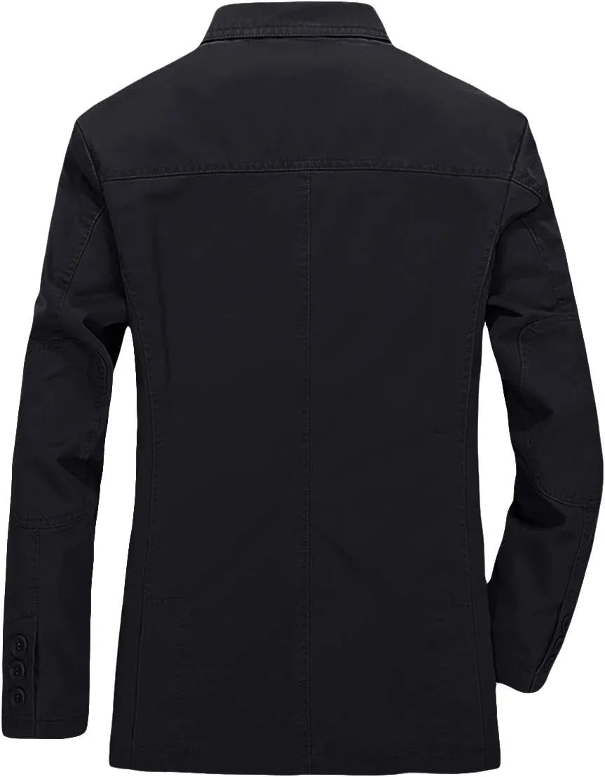 Cloudstyle Mens Casual 2 Buttons Slim Fit Jacket Lightweight Formal Business Blazer Sport Coat