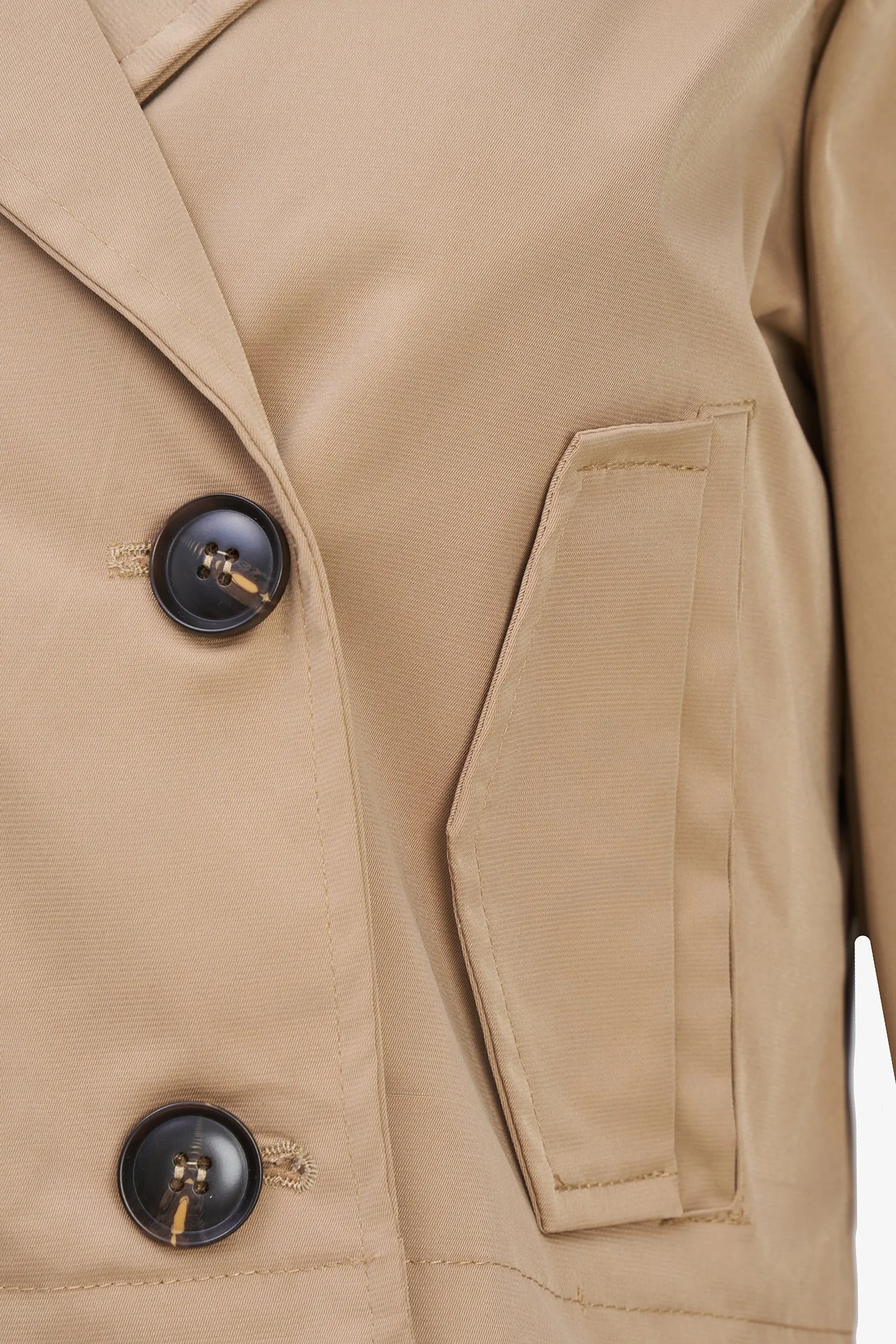 Cropped Trench Coat | Ema&Carla