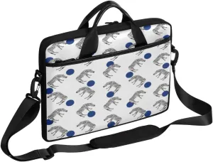 Cute Abstract Zebras Dots Laptop Case Bag with Detachable Strap Waterproof Laptop Bag Notebook Carrying Case 15.6 inch Laptop Sleeve Bag for Men Women Work Travel