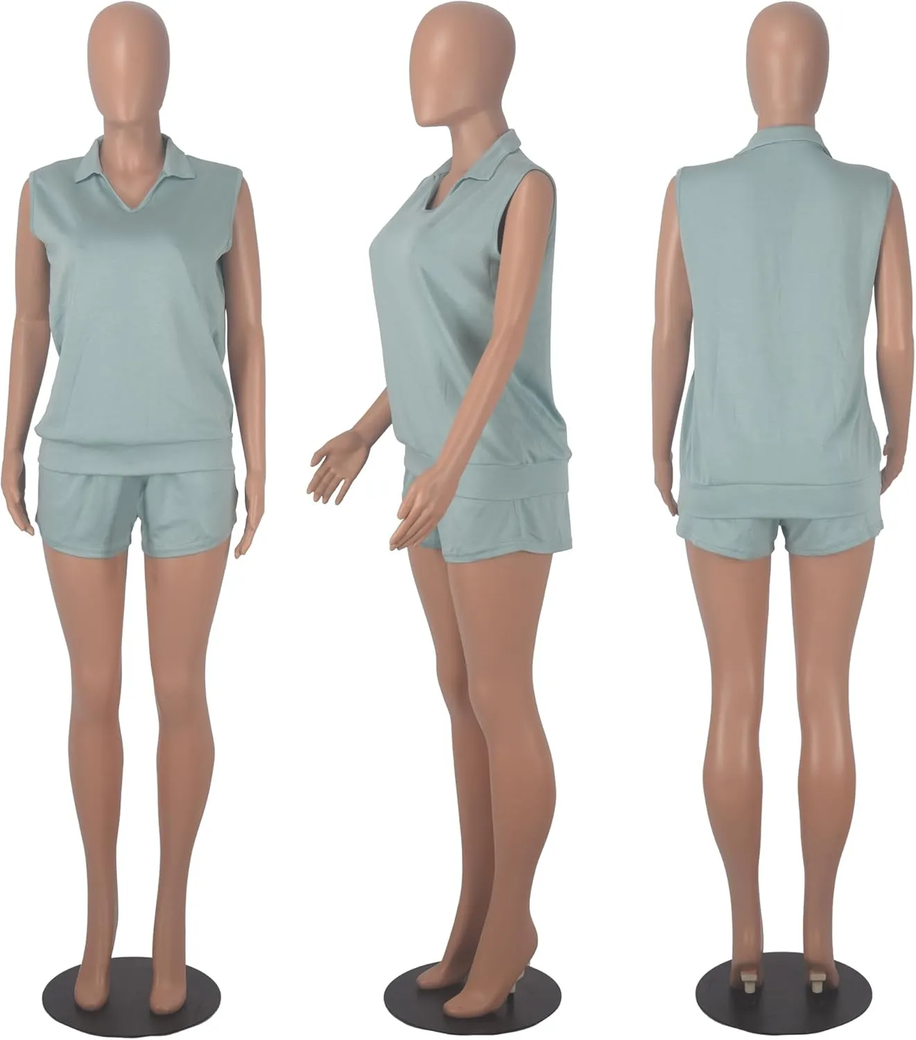 CUTUBLY Women's 2 Piece Sets Casual Loose Rompers Short Pants Lounge Sets Summer Jumpsuits Tracksuit