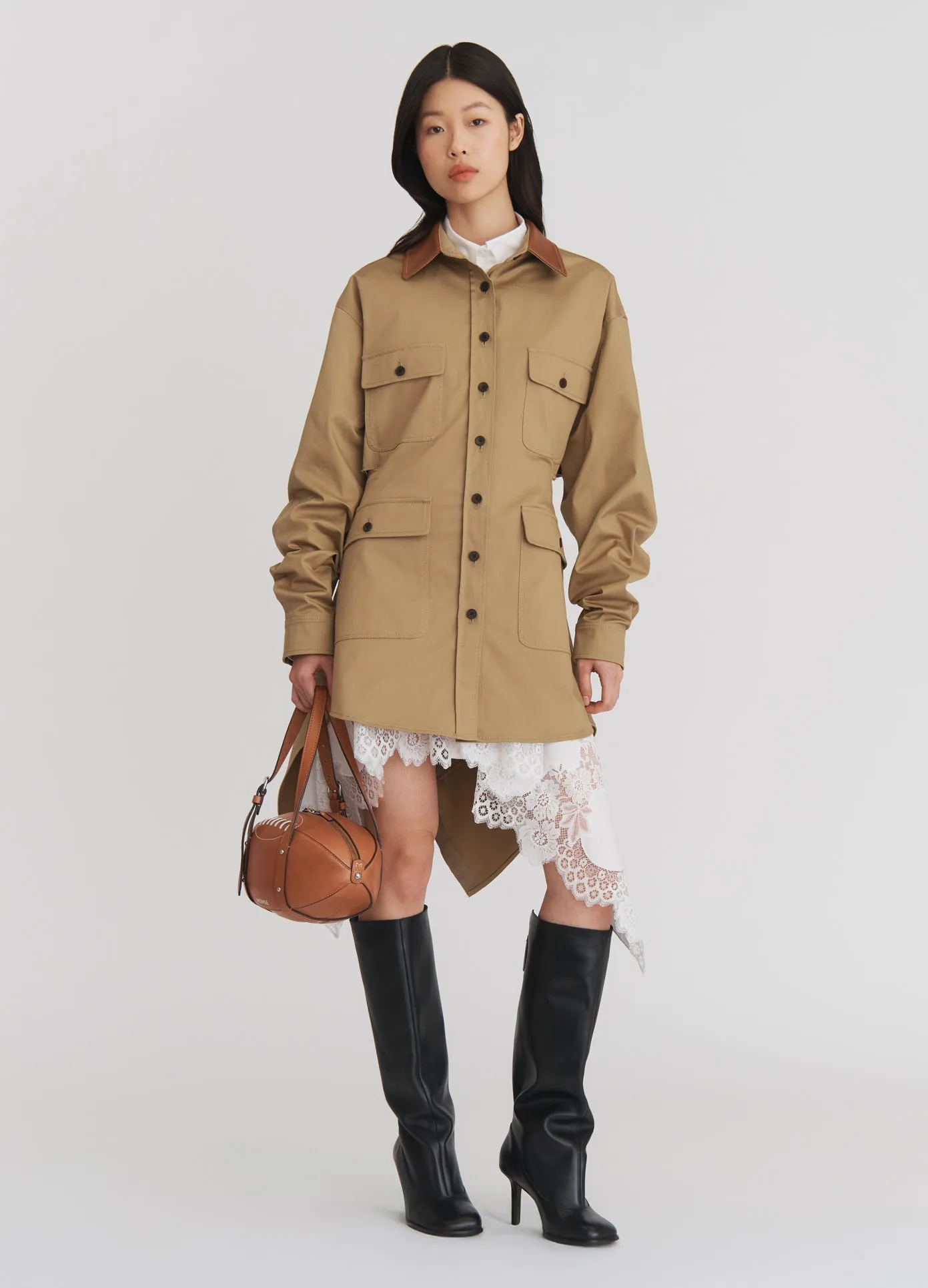 Deconstructed Combo Cargo Jacket