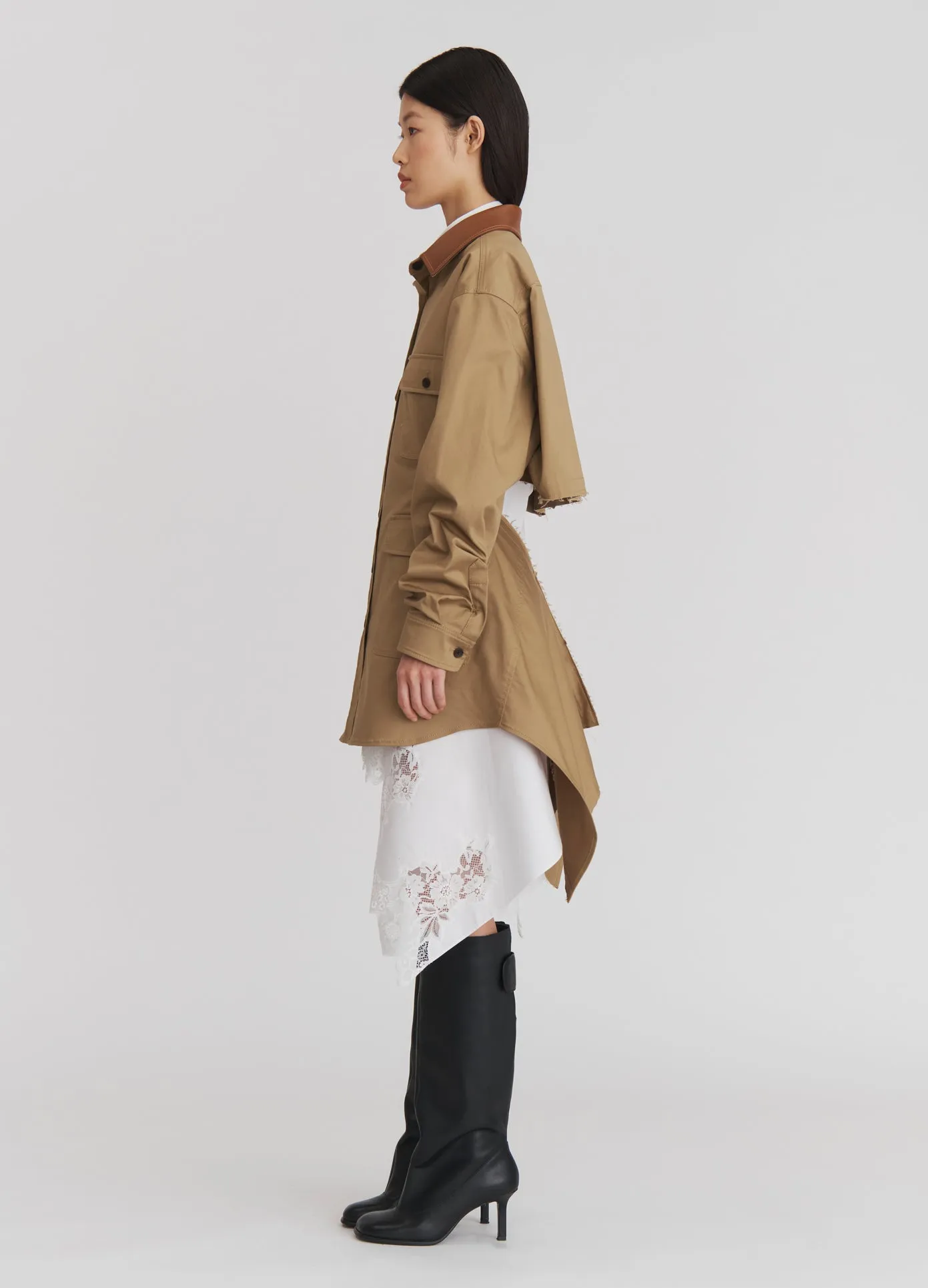 Deconstructed Combo Cargo Jacket