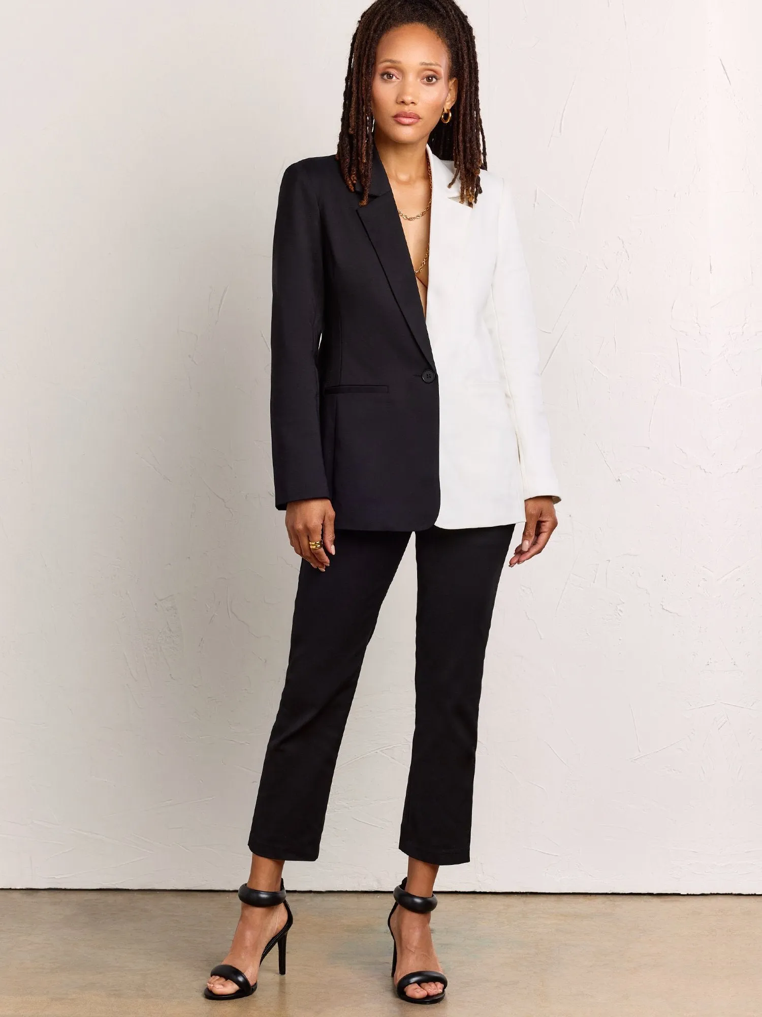 Endless Rose Long Sleeve Colorblock Blazer - Brands We Love
