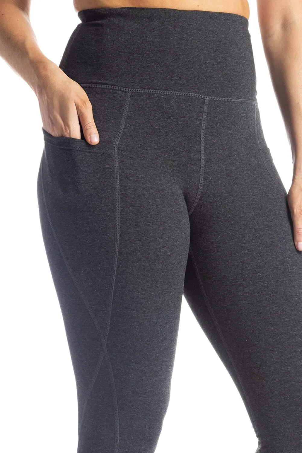 Fishers Finery Ecofabric Active Workout Legging High Waist Yoga Pant