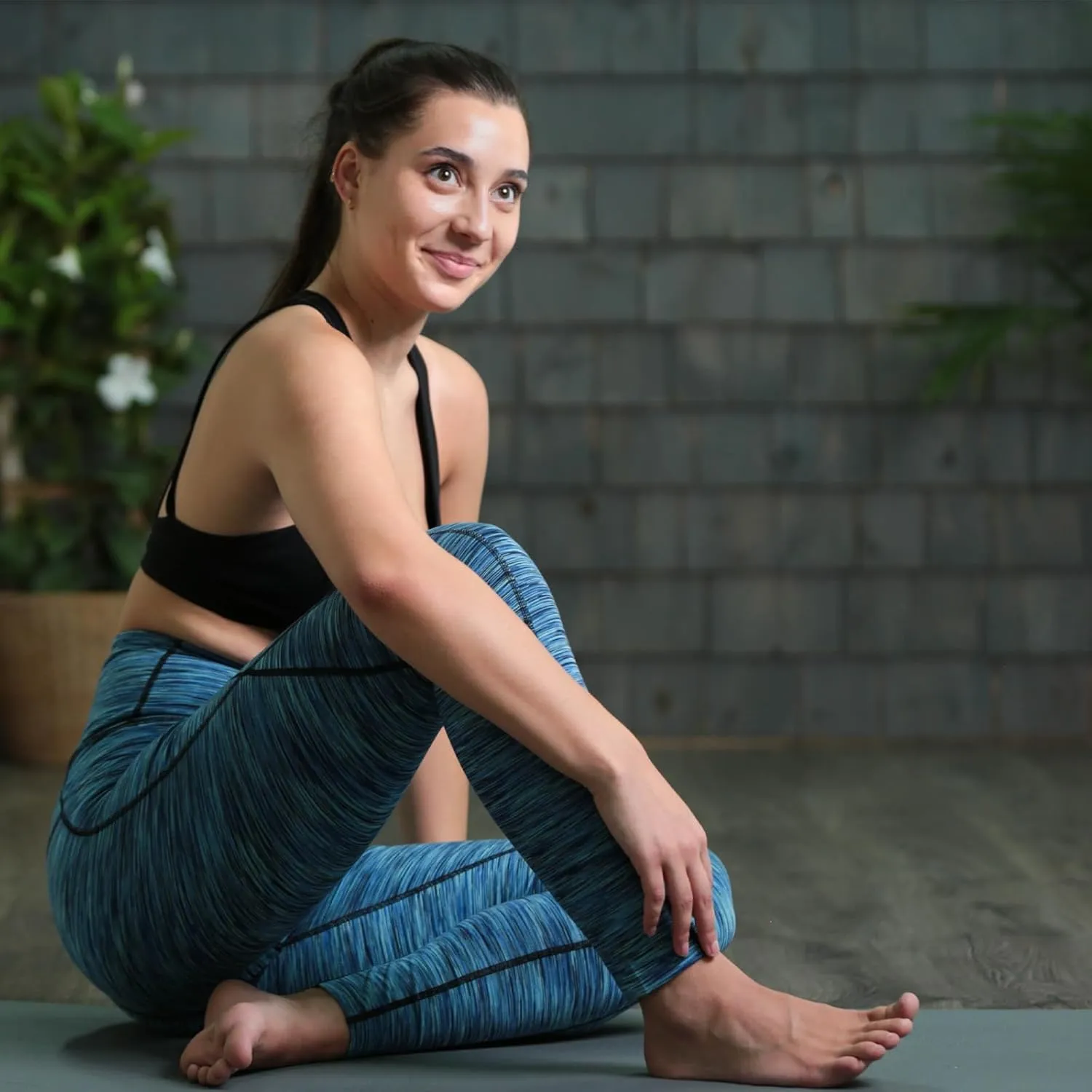 Fishers Finery Ecofabric Active Workout Legging High Waist Yoga Pant