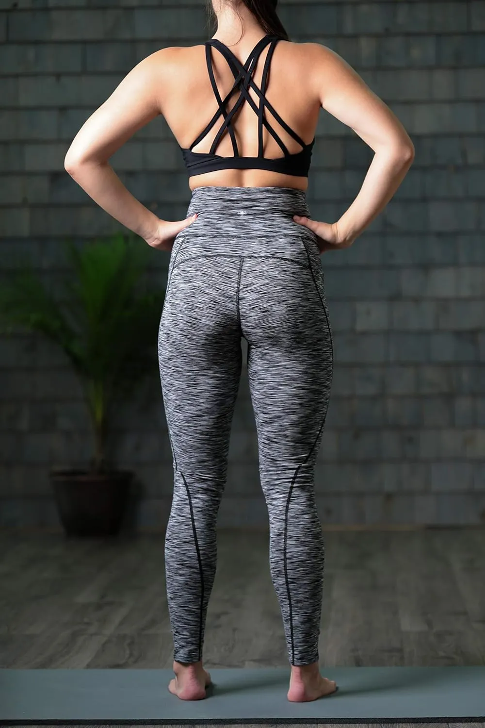 Fishers Finery Ecofabric Active Workout Legging High Waist Yoga Pant