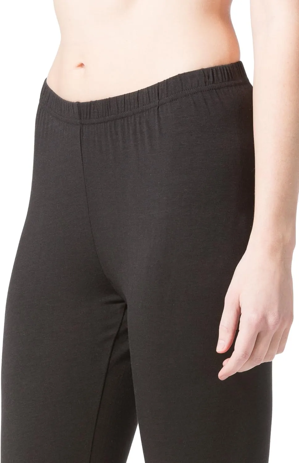 Fishers Finery Ecofabric Capri Legging; Casual Lounge Legging