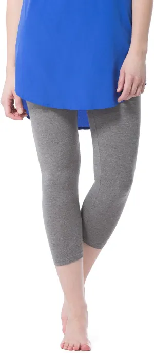 Fishers Finery Ecofabric Capri Legging; Casual Lounge Legging