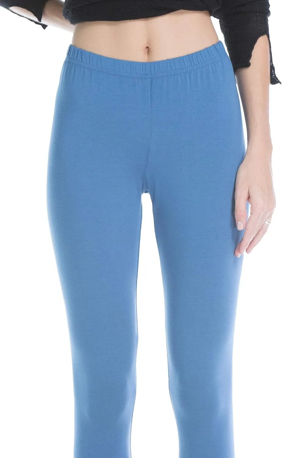 Fishers Finery Ecofabric Capri Legging; Casual Lounge Legging