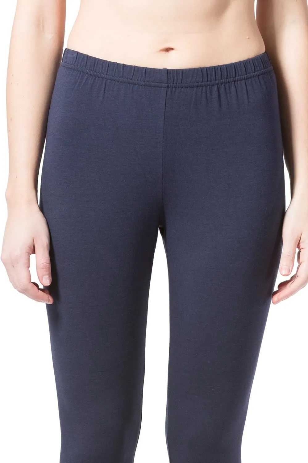 Fishers Finery Ecofabric Capri Legging; Casual Lounge Legging