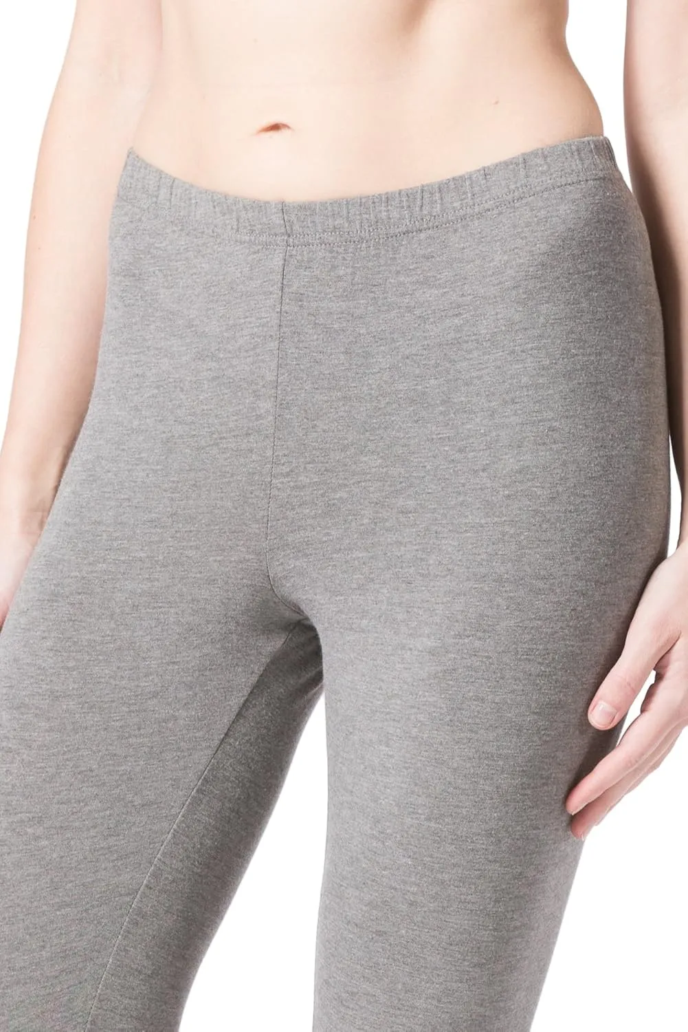 Fishers Finery Ecofabric Capri Legging; Casual Lounge Legging