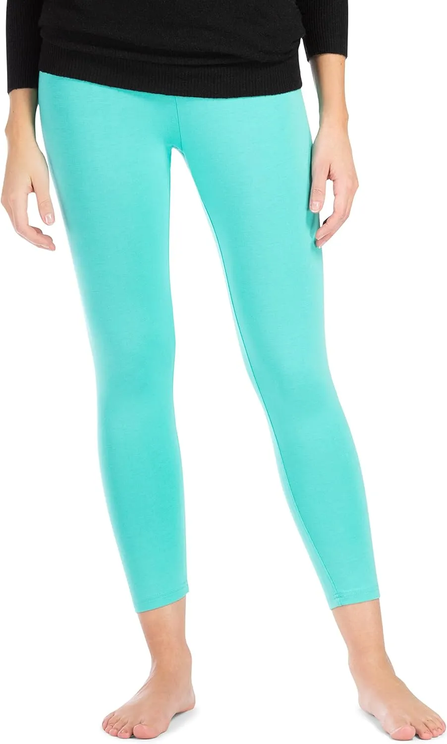 Fishers Finery Ecofabric Capri Legging; Casual Lounge Legging