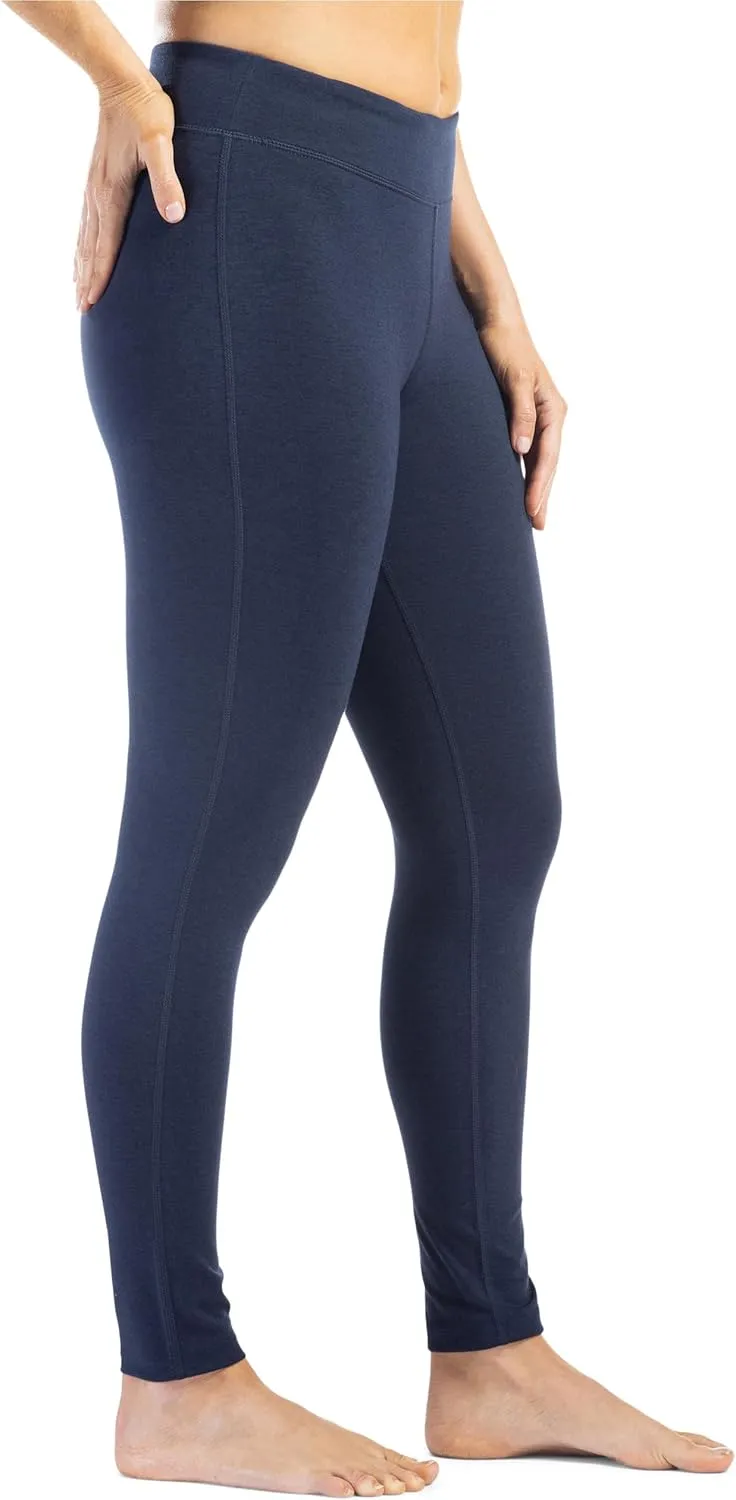 Fishers Finery Women's Ecofabric Classic Athletic Yoga Ankle Length Legging