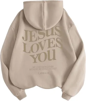 GORGLITTER Women's Y2K Hoodies Trendy Graphic Letter Print Long Sleeve Loose Oversized Sweatshirt Fashion Outfits 2025
