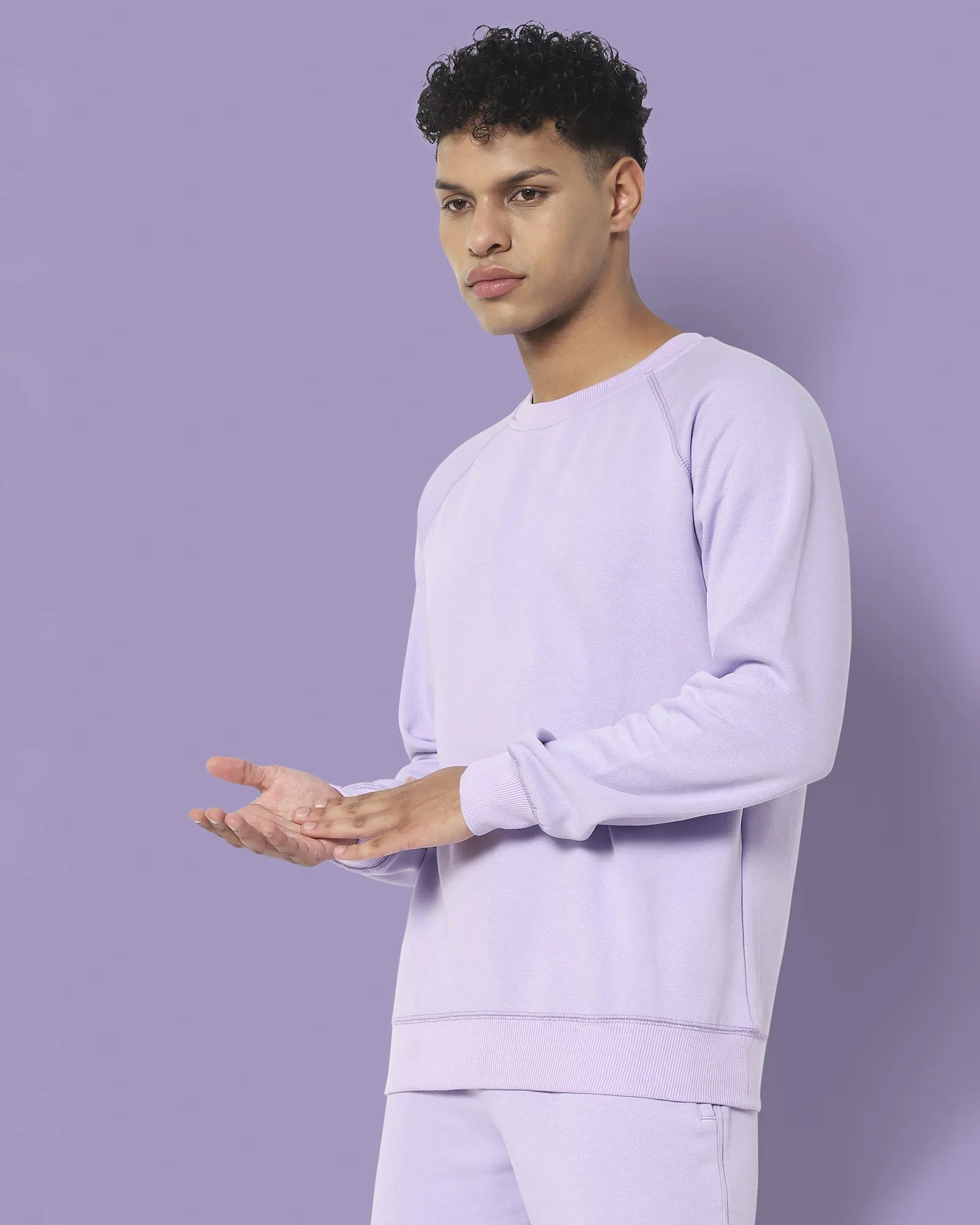 HW Crew Sweatshirt: Periwinkle