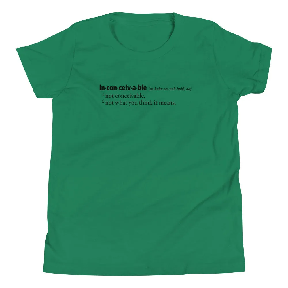 Inconceivable Definition Kid's Youth Tee