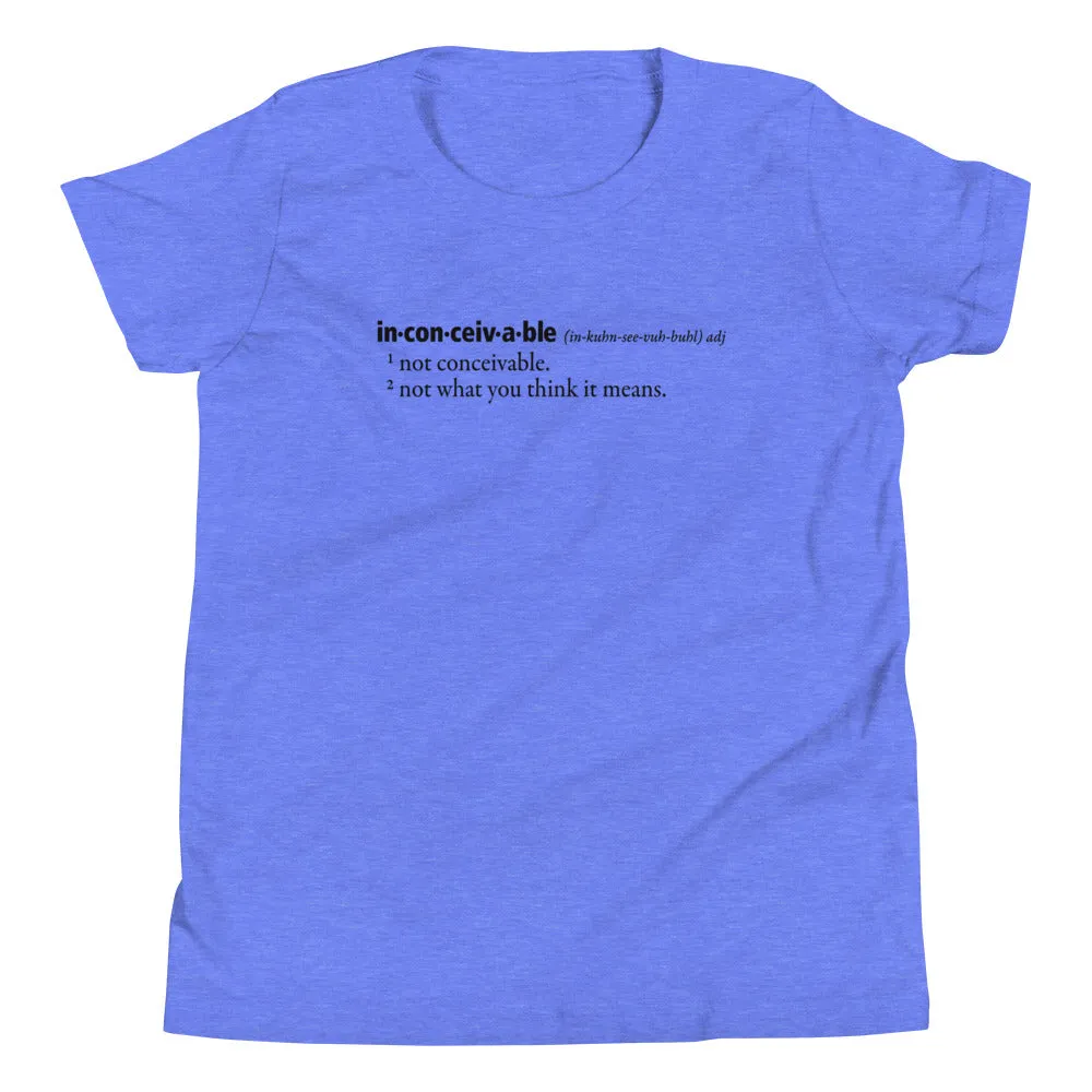 Inconceivable Definition Kid's Youth Tee