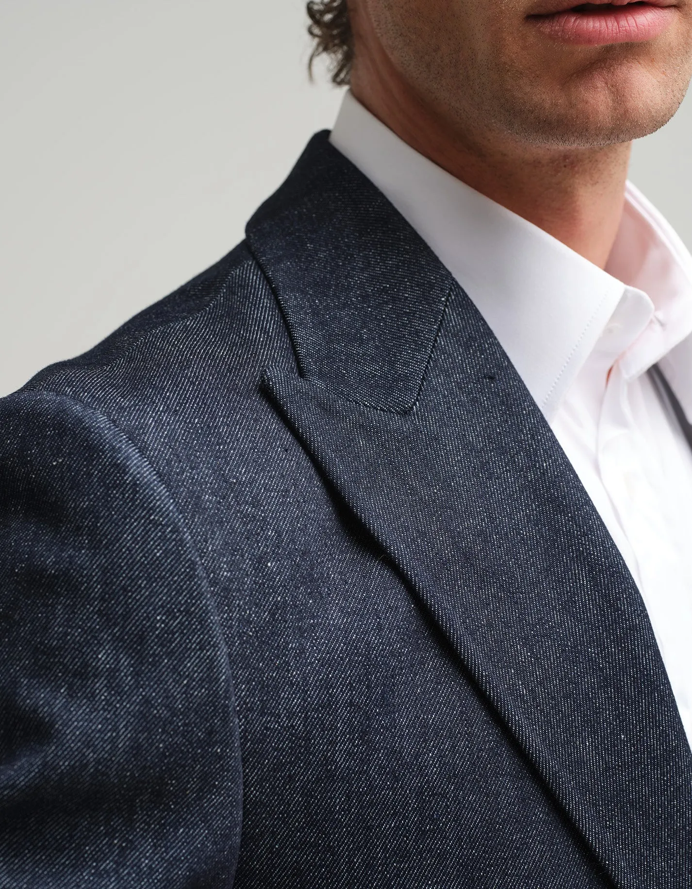 Indigo Denim & Paisley Jacket GOLD