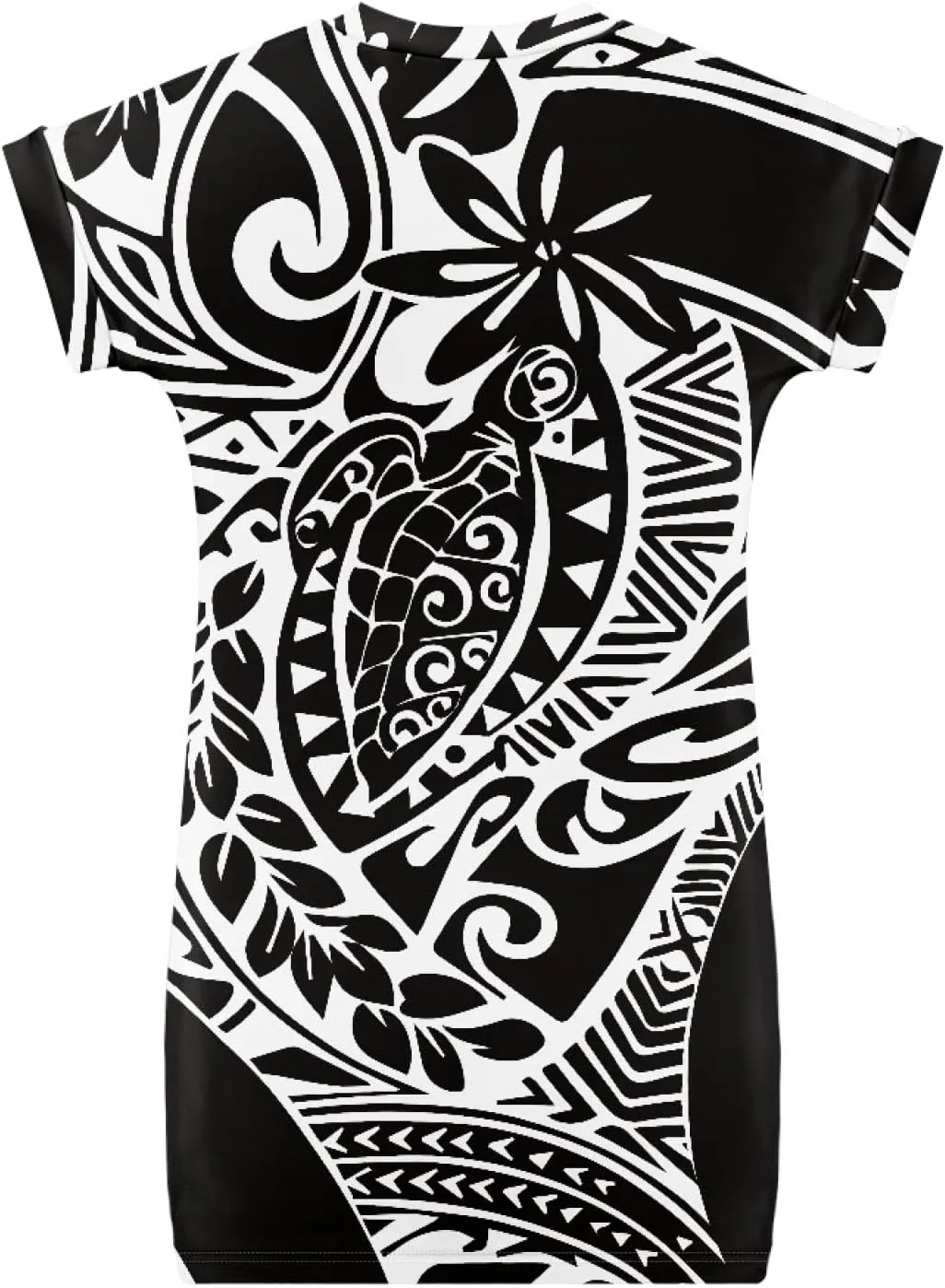 JooMeryer Girls Traditional Tribal Polynesian Summer Beach Dress Short Sleeve A-Line Sundress