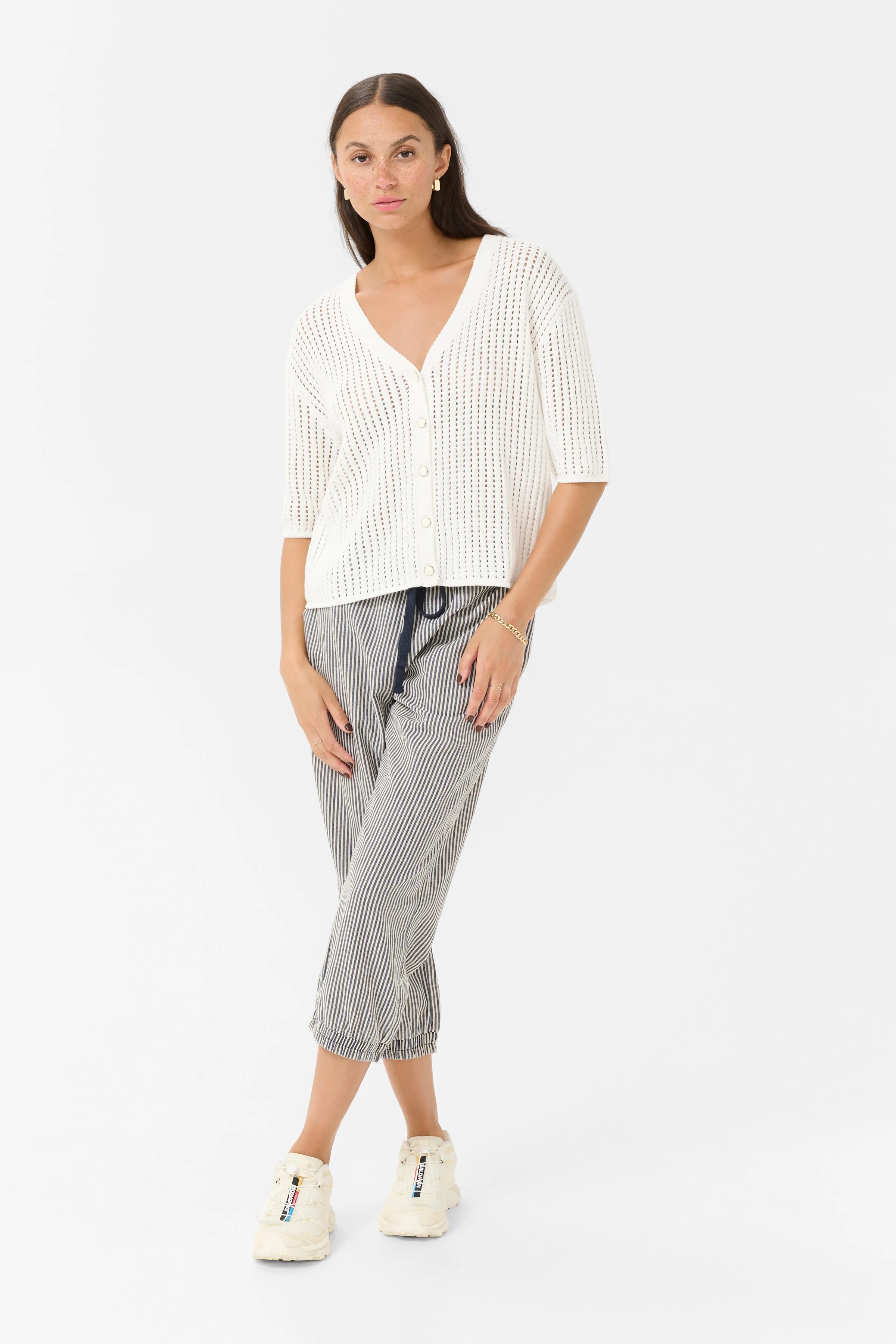 Kaffe Solar Cardigan || Ivory
