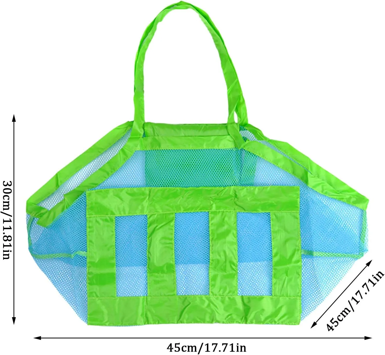 Large Mesh Beach Bag for Toys Reusable Shopping Bags Beach Bag Large Mesh Tote Bags Holiday Essentials