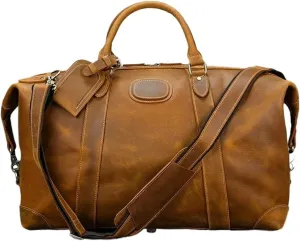 Leather Men Travel Bags with Rivet Big HandBag for Male Cowhide Duffel Bag Mans Travelling Bag
