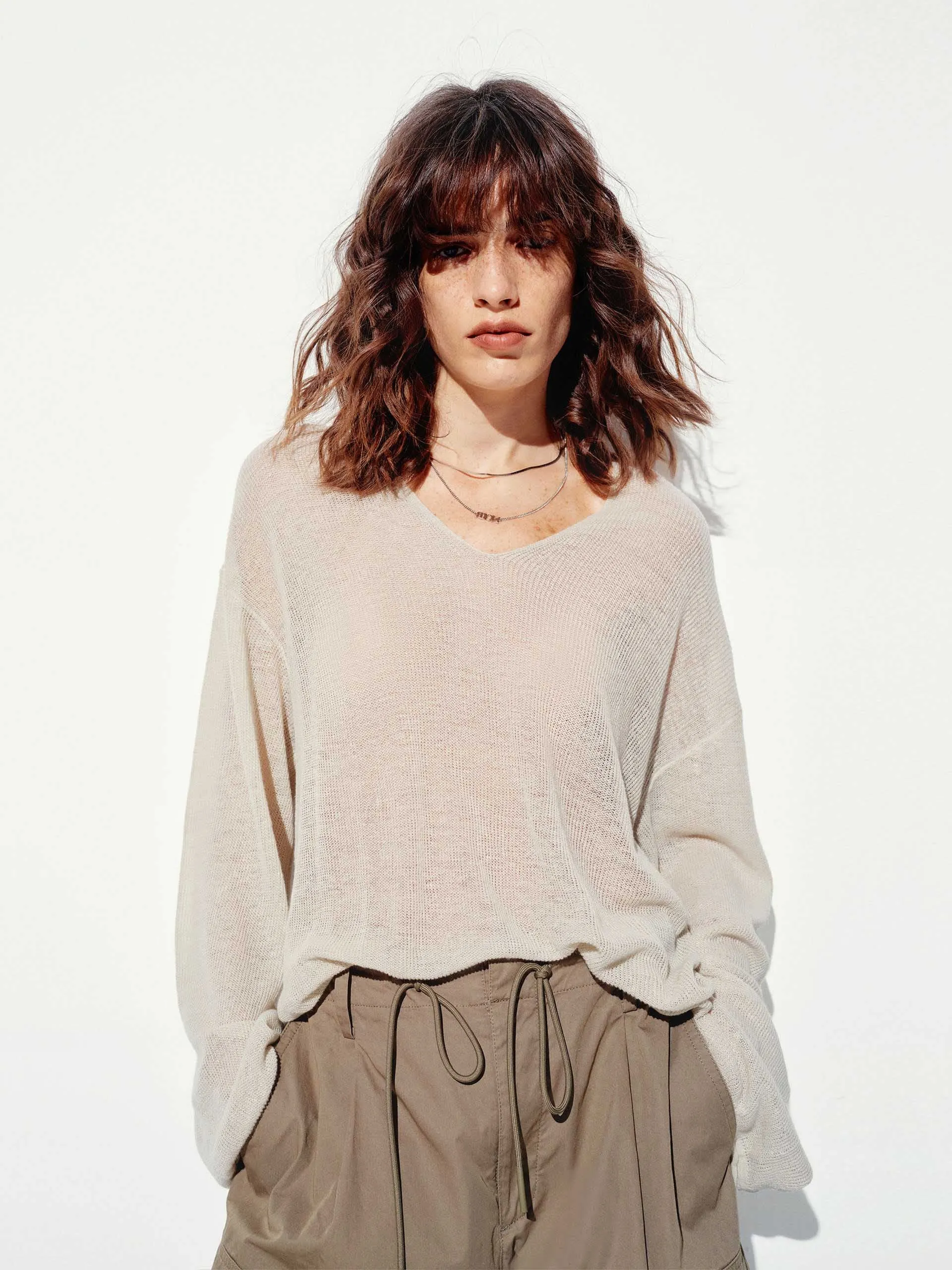 Lightweight Loose Knit Sweater