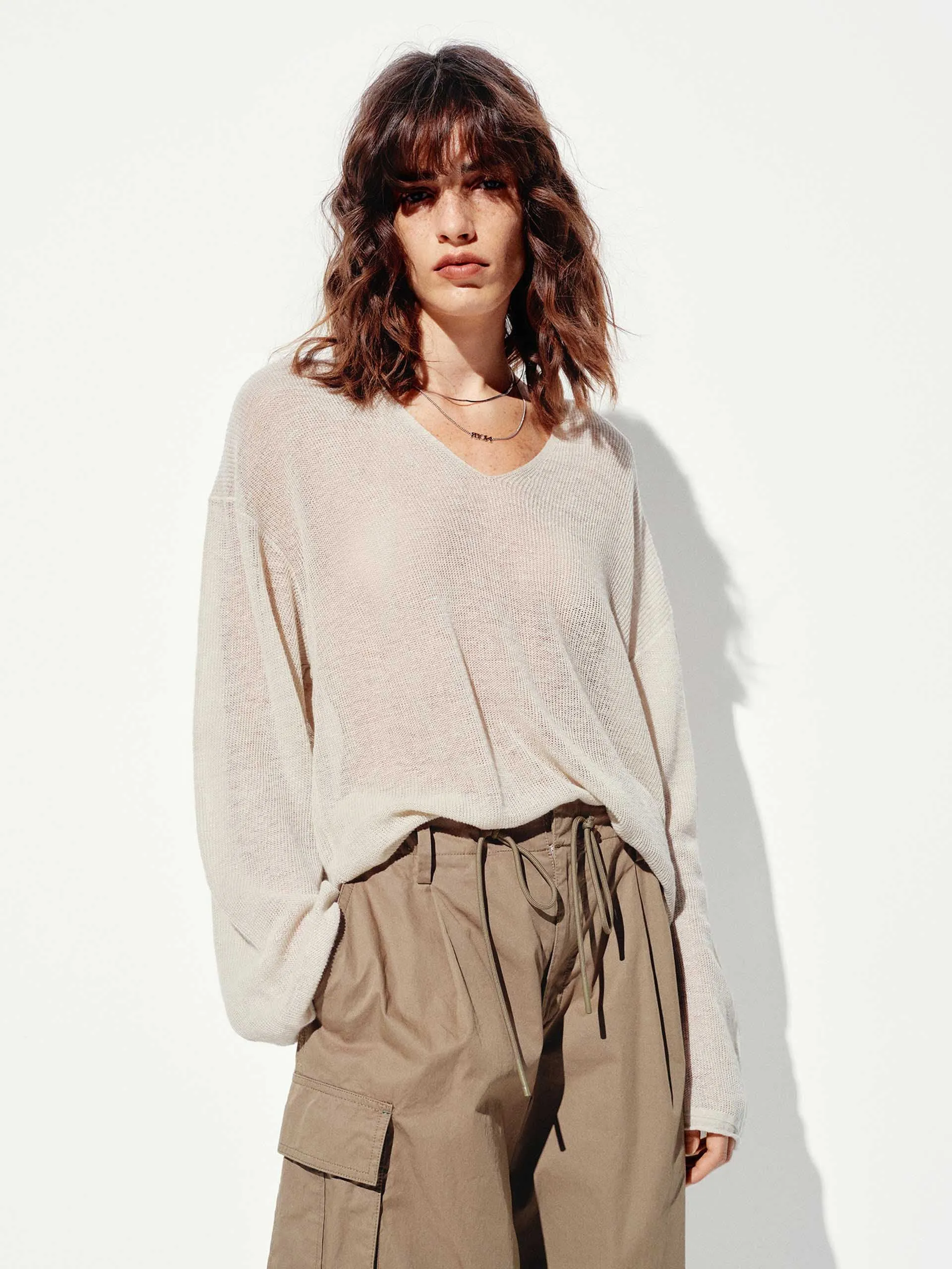 Lightweight Loose Knit Sweater