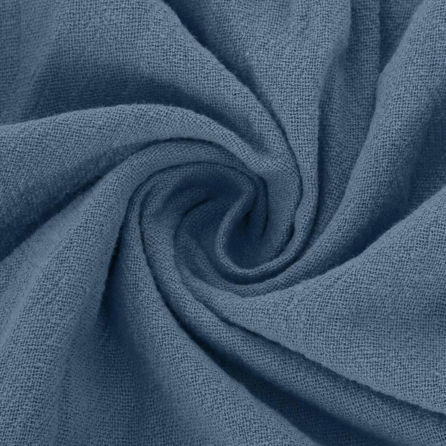 Linen Dress for Women Summer Loose Crewneck Solid Color Sundress Casual Short Sleeve Vacation Beach Pleated Dresses