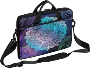 Mandalas Laptop Case Bag with Detachable Strap Waterproof Laptop Bag Notebook Carrying Case 15.6 inch Laptop Sleeve Bag for Men Women Work Travel