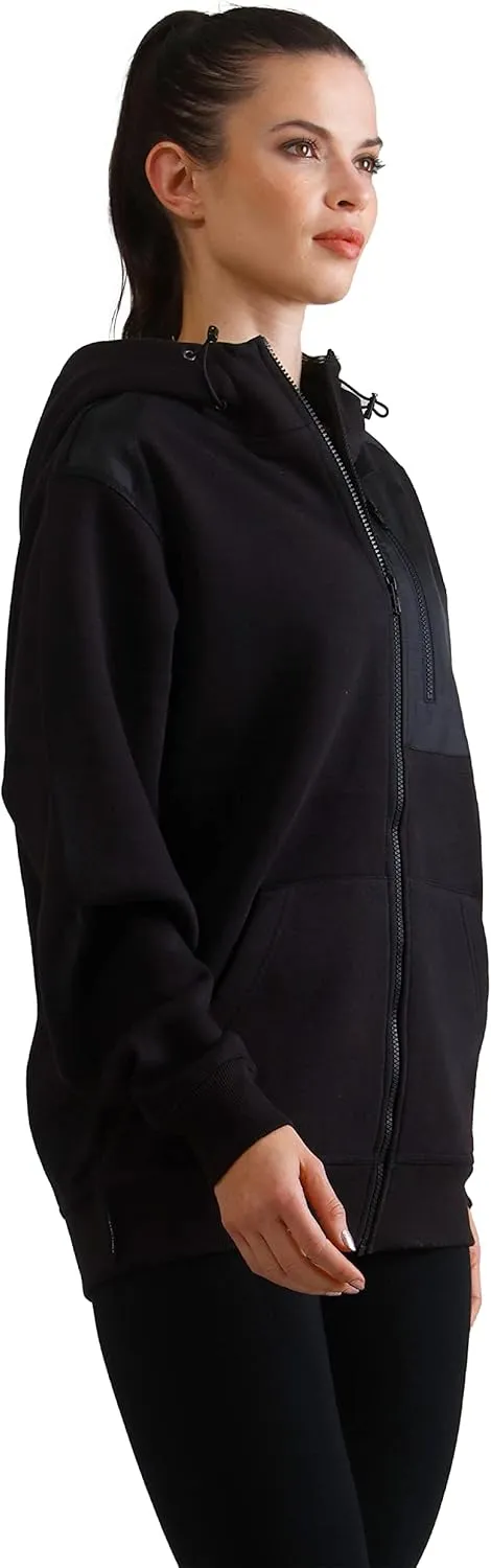 Members Only Women's Austin Zip-up Oversized Hoodie