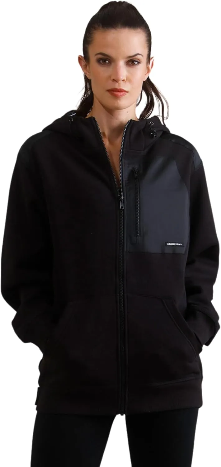 Members Only Women's Austin Zip-up Oversized Hoodie