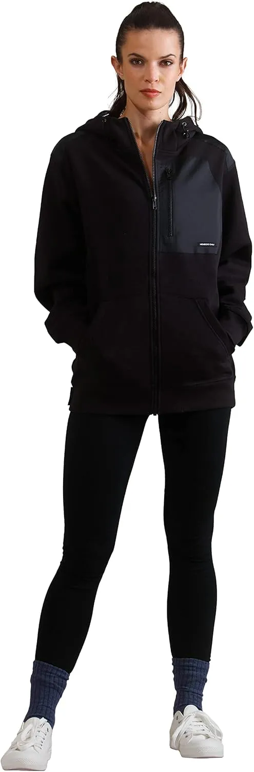 Members Only Women's Austin Zip-up Oversized Hoodie