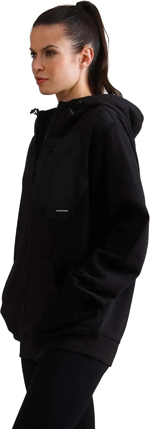 Members Only Women's Austin Zip-up Oversized Hoodie