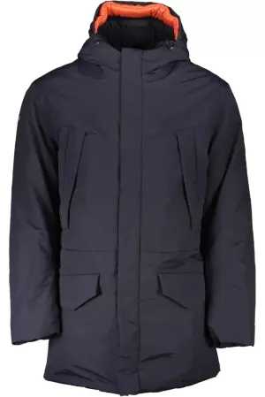 Napapijri Blue Polyamide Men Jacket