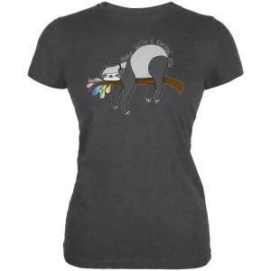 Panda Sloth is Ignoring You Juniors Soft T Shirt
