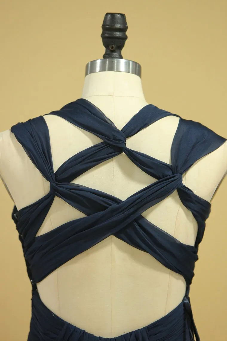 Popular Prom Dresses A Line Floor Length Halter